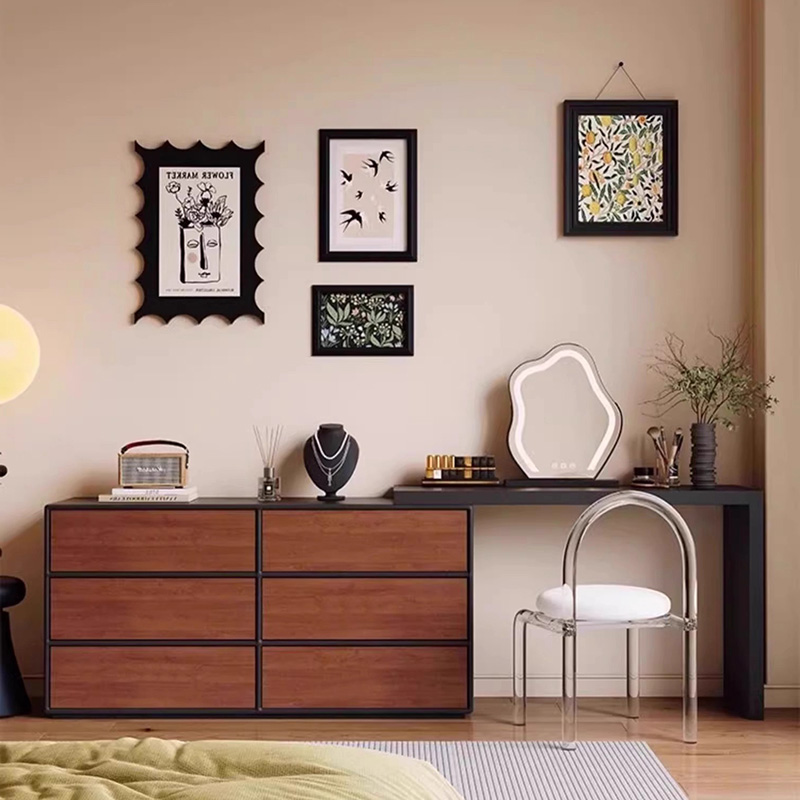 Home Essentials Bathroom Storage - Makyaj Masası Siyah Büyük Vestidores Ev