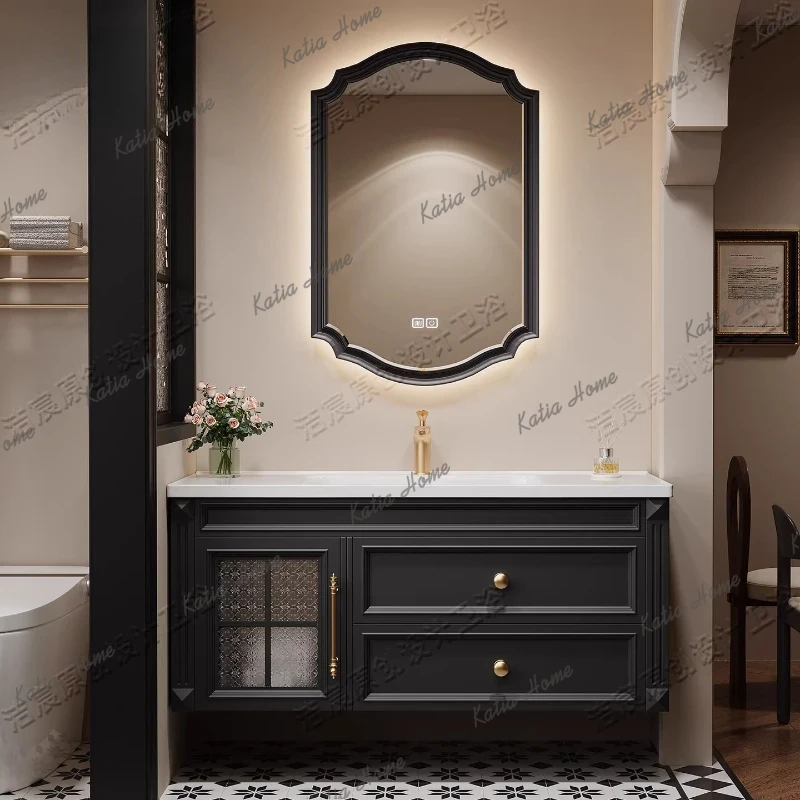 Home Bathroom Vanity Combo - YJ Tuvalet Lavabosu, Banyo Dolapları, Dar