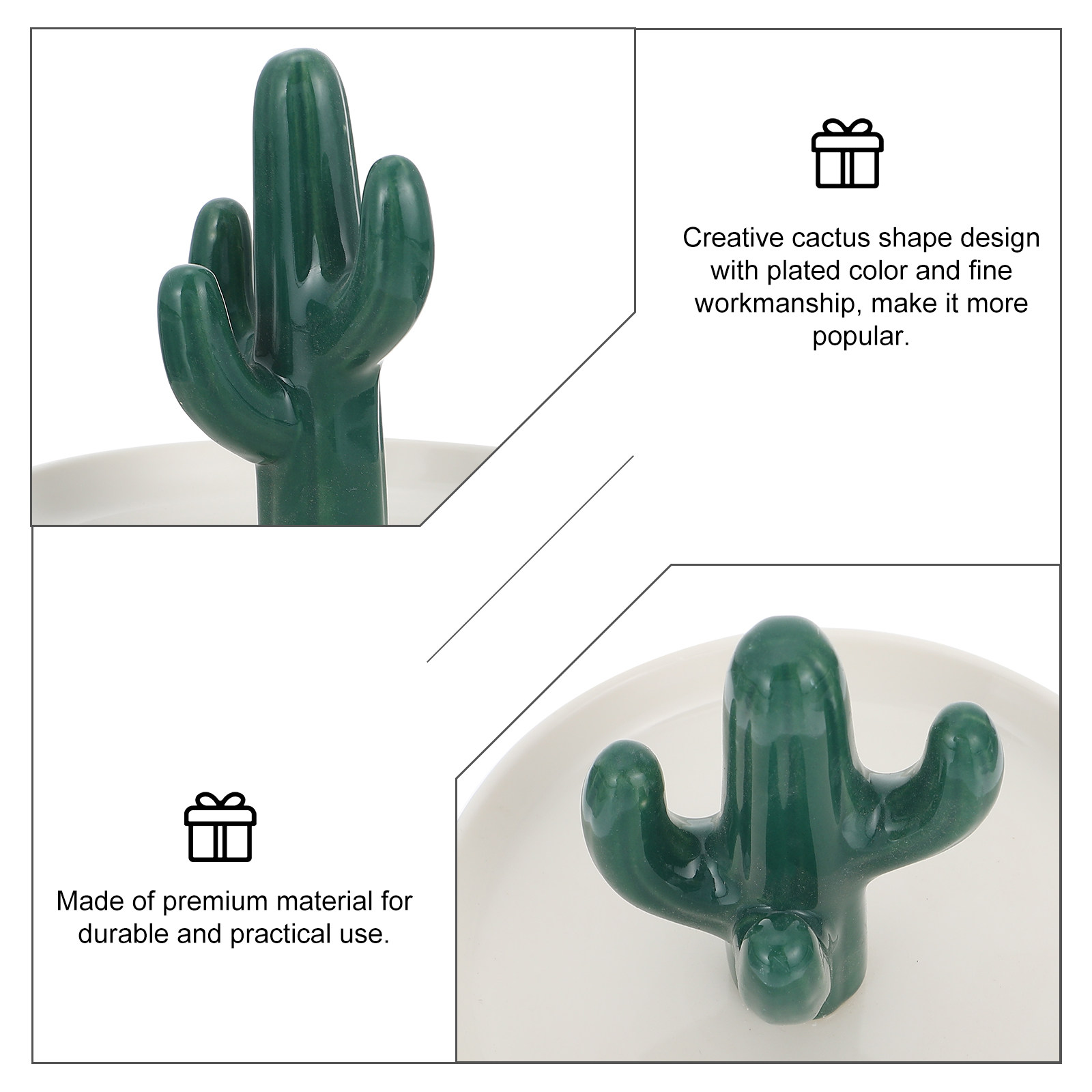 1 Adet Premium Seramik Kaktüs  - Home Bathroom Organizer incelemesi ve fiyatı